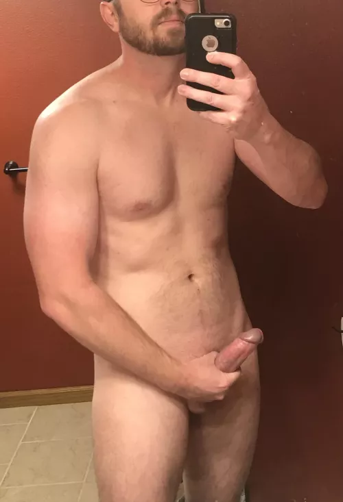 Just a bearded man, with a boner.