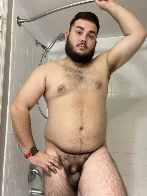 Just a big dude showing off