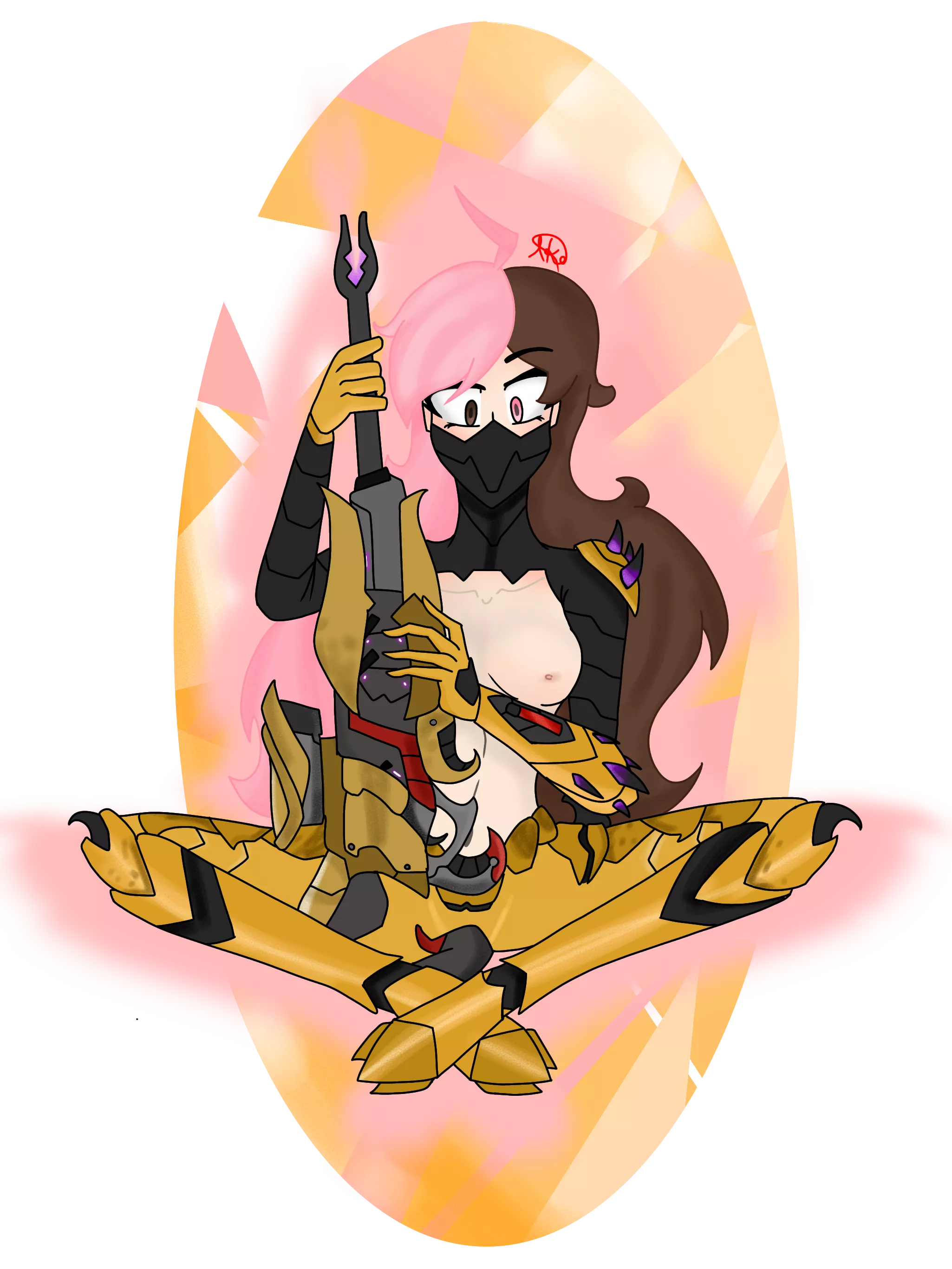 Just a Lil Neo X Widowmaker fusion (well one of widows skins but close enough ^^) [FirelordDoodles]