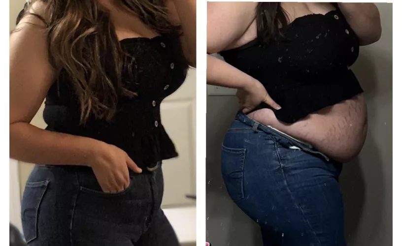 Just a little before and after