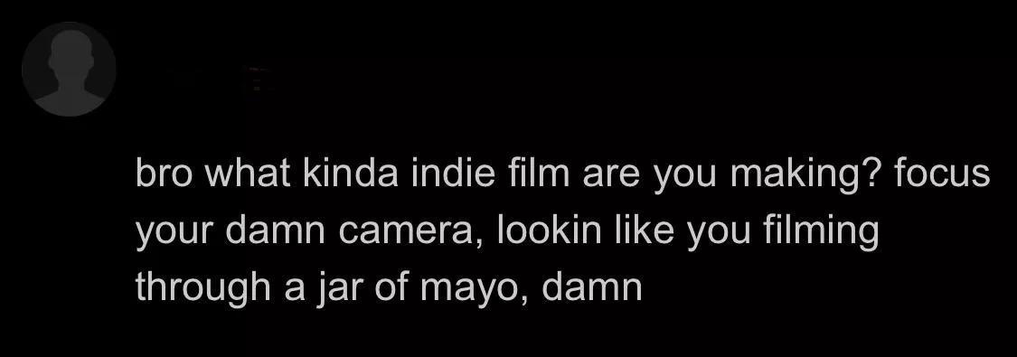 Just a little helpful comment