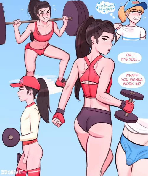 Just a little workout (Bdoneart)