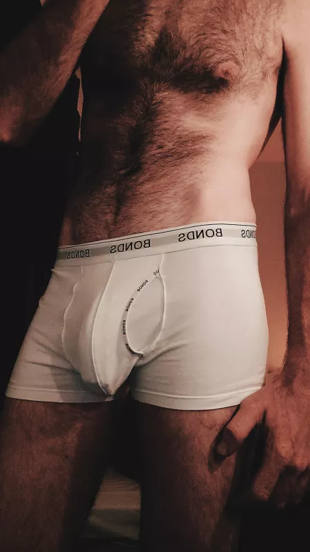 Just a man in his underwear