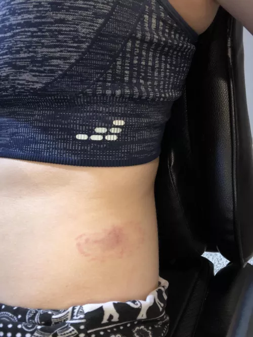 Just a mark left by my fwb thought someone out there might enjoy