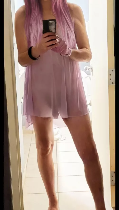 Just a peek in pink
