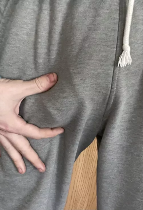 Just a peek of the tip tryna hide out.