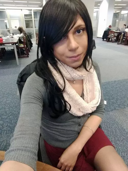 Just a regular guy studying in the library Just a regular guy studying in the library