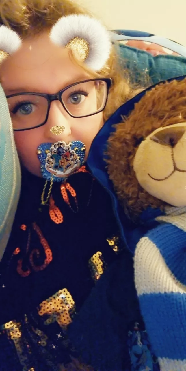 Just a sad little Ravenclaw with her Luna bear