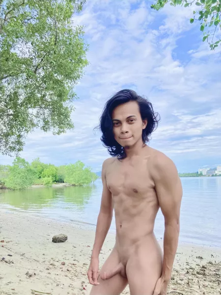 Just adding myself to beautiful beach~ Just adding myself to beautiful beach~