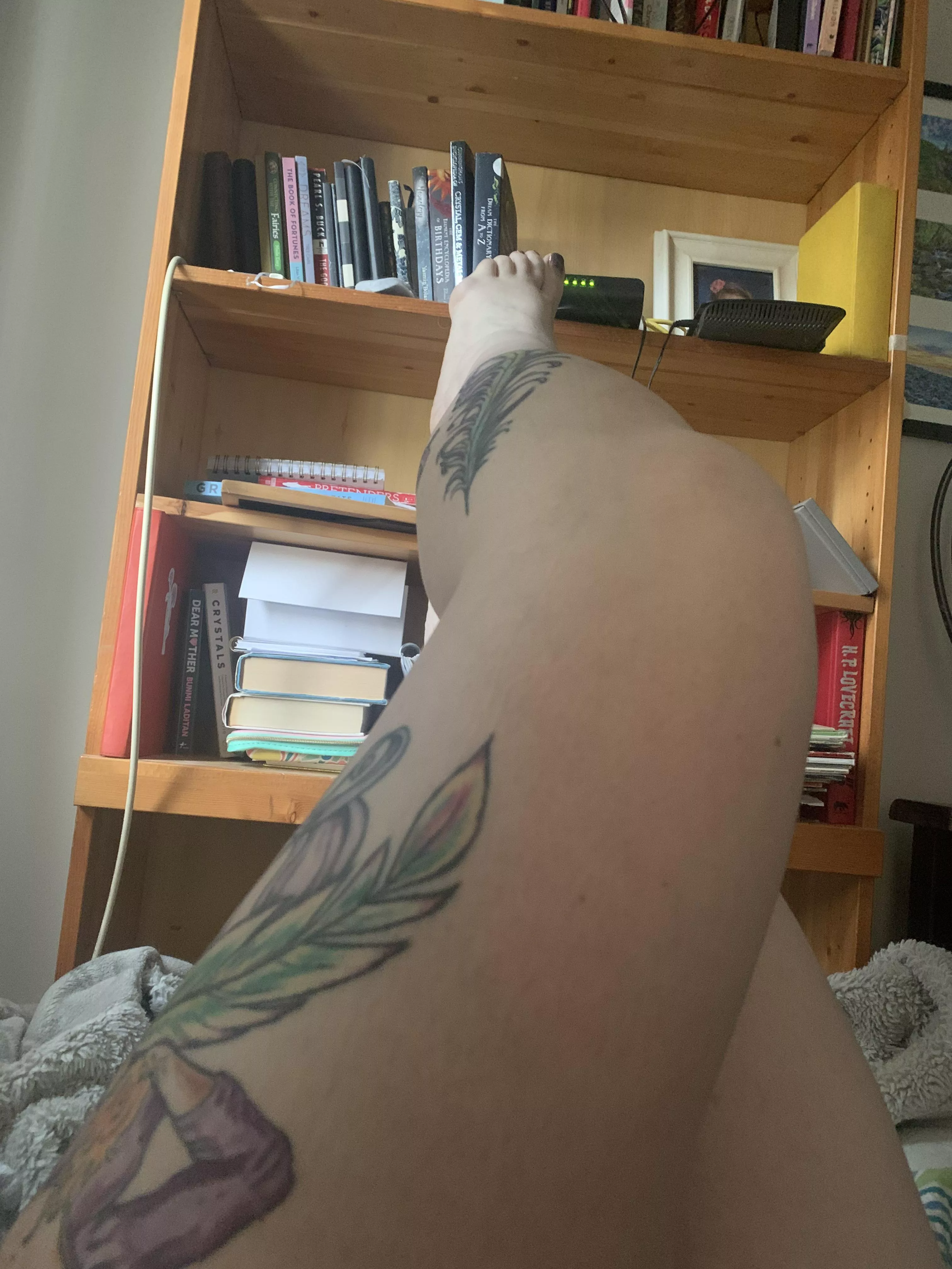 Just admiring my leg sleeve when I should be working…