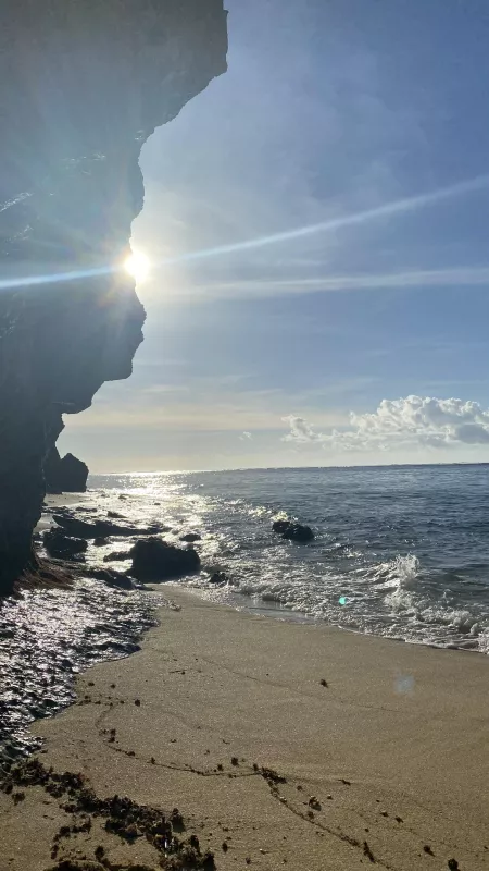 just after sunrise. โ๏ธ