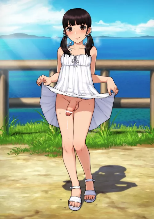 Just an Innocent Skirt lift (Wataya)