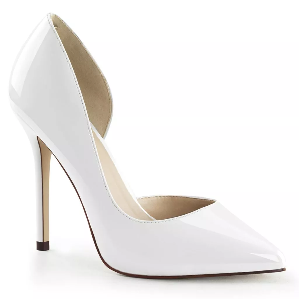 Just bought these Pleaser USA Amuse 22.5″ Heel White Hidden Platform D’Orsay Pump. Don't know what all that means but excited to recieve them!! ☺️🥳 Just bought these Pleaser USA Amuse 22.5″ Heel White Hidden Platform D’Orsay Pump. Don't know what all that means but excited to recieve them!! ☺️🥳