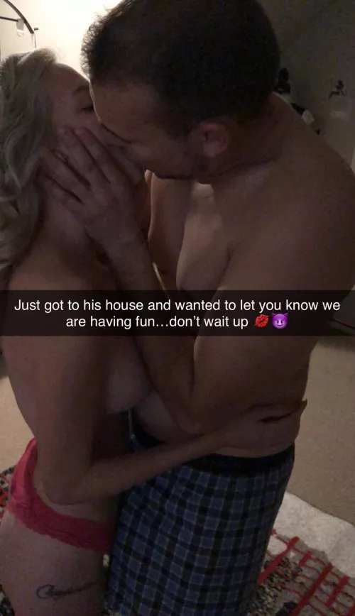 Just “checking in” with cucky 😉😈 Just “checking in” with cucky 😉😈