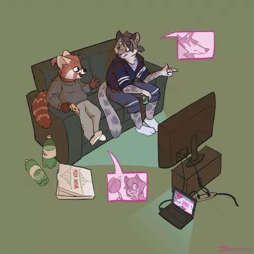 just chilling (art by me)