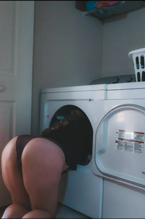 Just doing my domestic duties so Sir let's me cum tonight