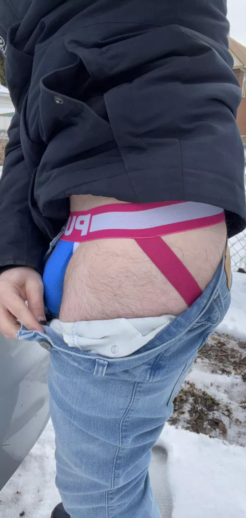 Just enjoying the snowy weather ❄️