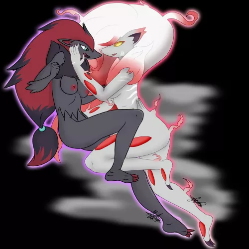 Just finished a collaboration drawing of Zoroark, hope you like it [OC]