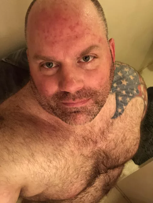 Just finished my workout. Shower time