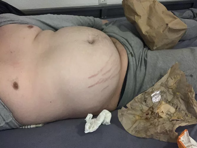 Just finished some mcdonalds (dm always open