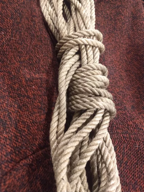 Just finished treating my first rope and can't wait to start tying knots!