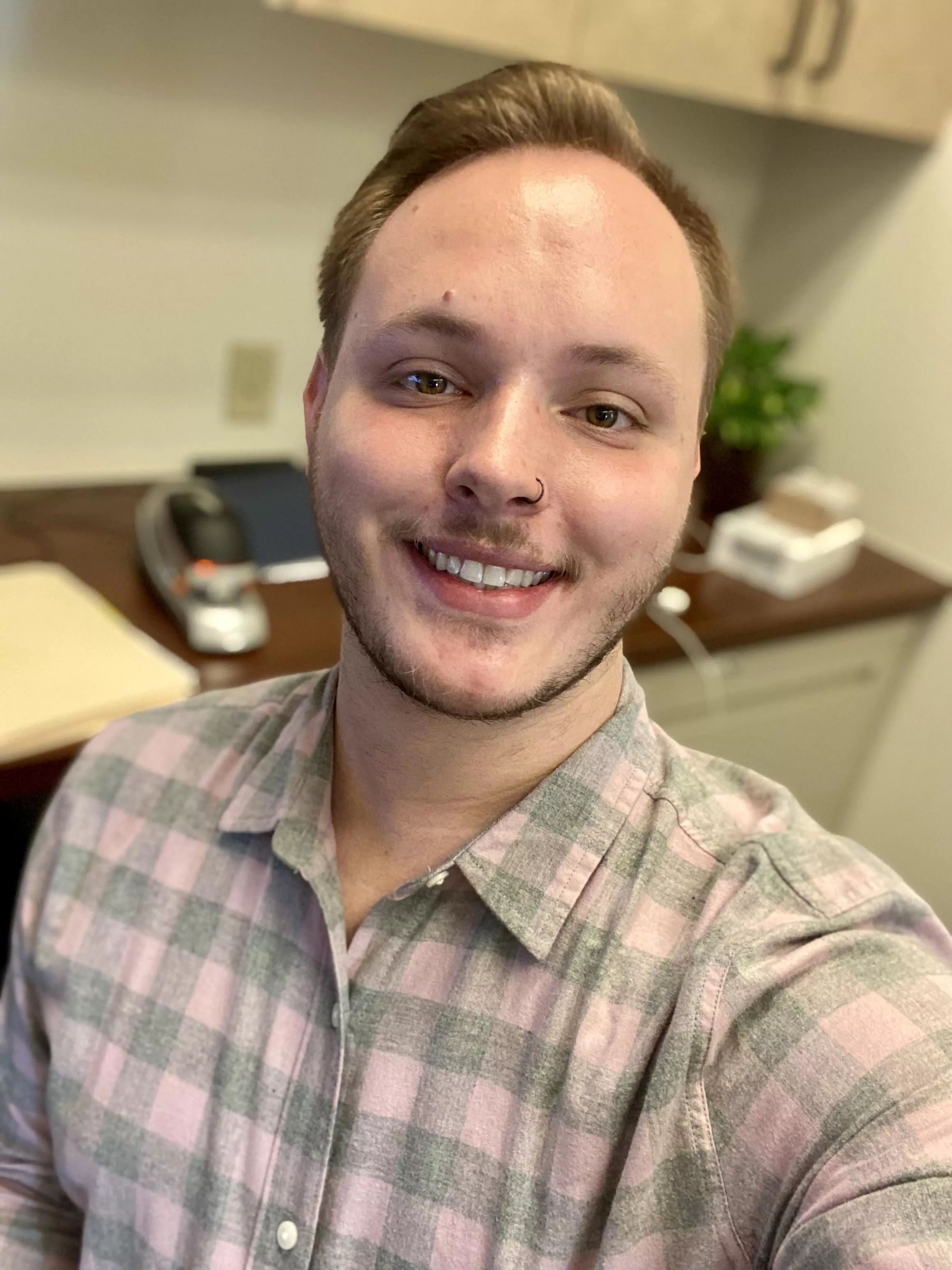 Just fishing for compliments this morning (ignore the bags under my eyes)