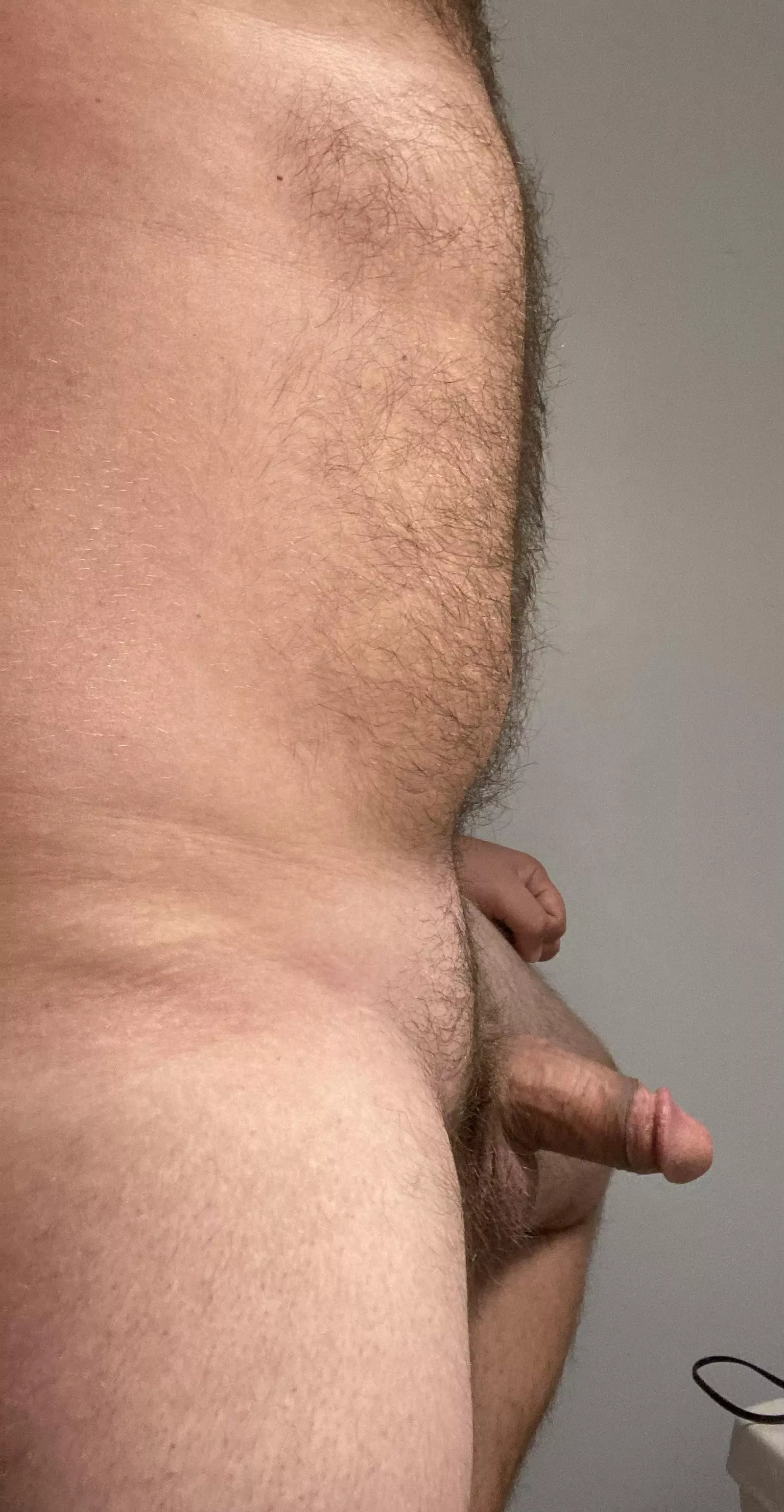Just Getting Ready For Work With A Little Half Chub. Anyone Wanna Help Me Get It To Full Standing Attention?
