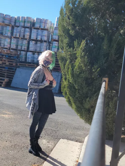 Just getting some vitamin D on the girls 😉