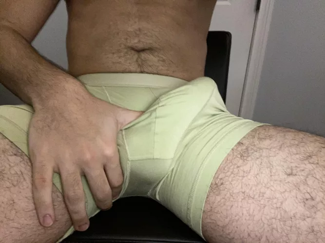 Just got done working out … this pair of boxers is so sweaty