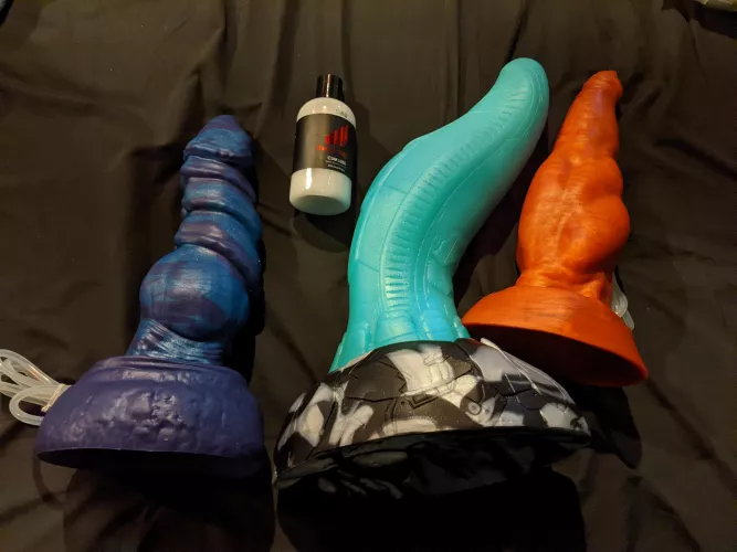 Just got my customs! (XL Nova, Habu, and Glyph)