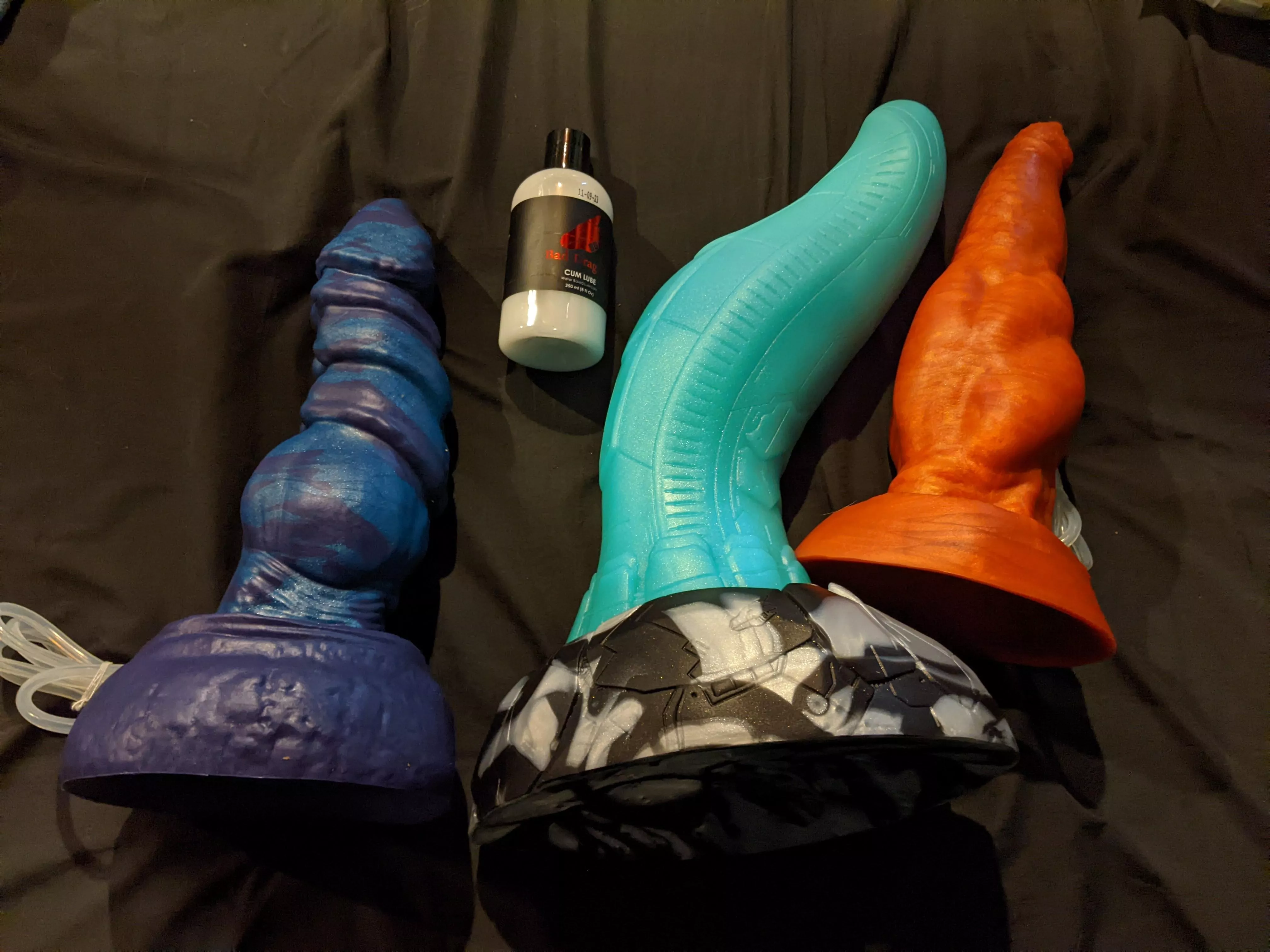 Just got my customs! (XL Nova, Habu, and Glyph)