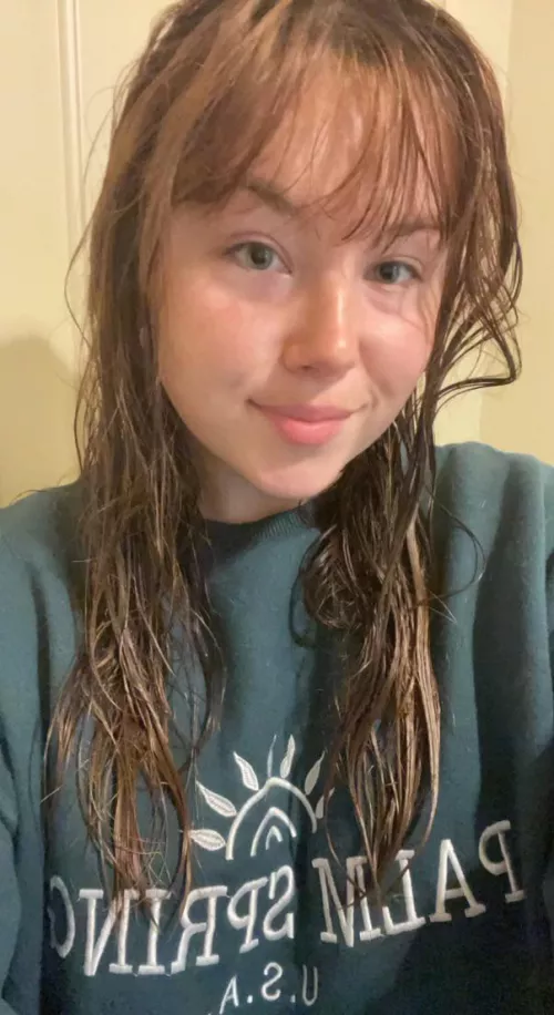 Just got out of the shower. But I did film it! Just got out of the shower. But I did film it!