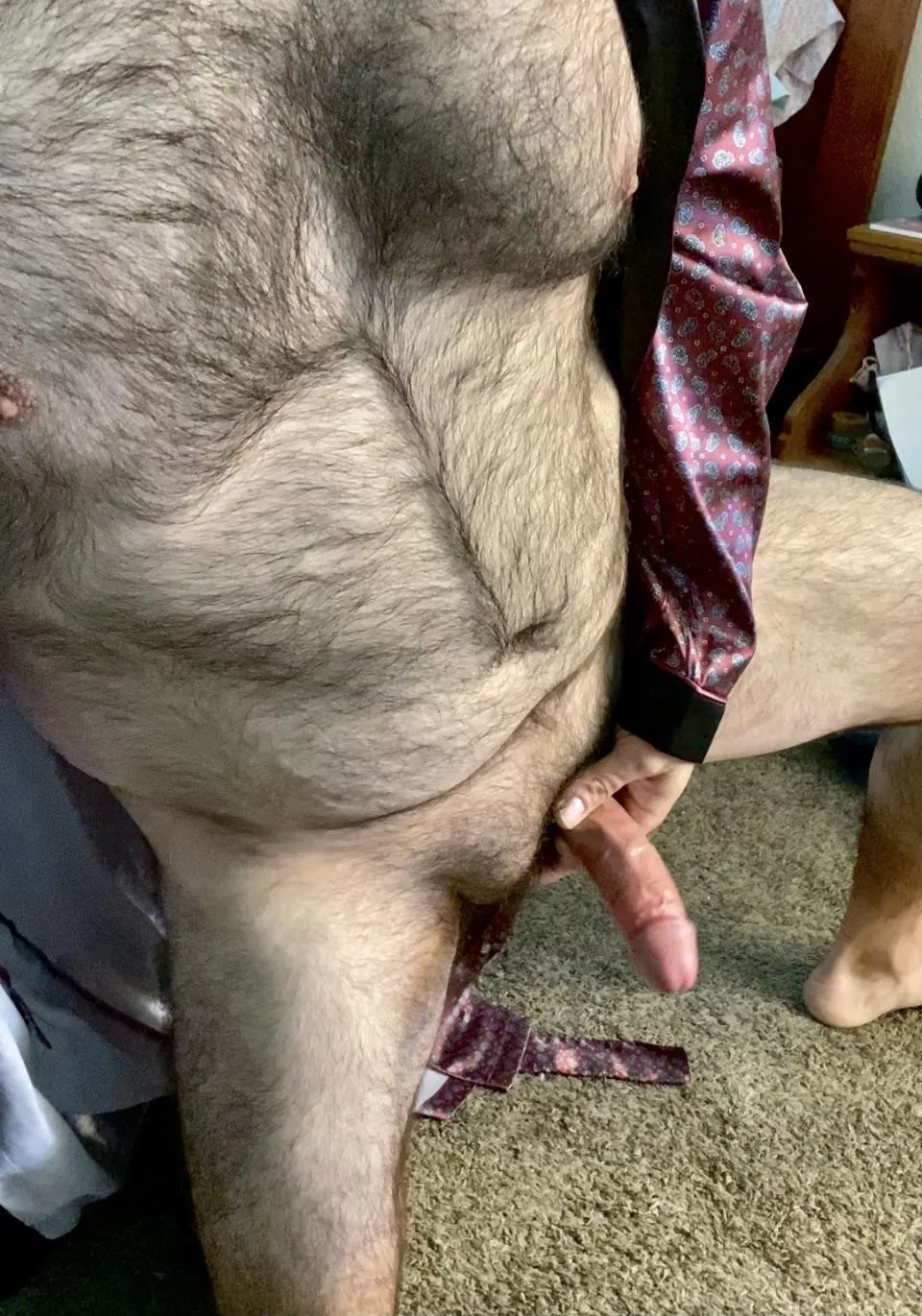 Just hanging out in my new robe [46]