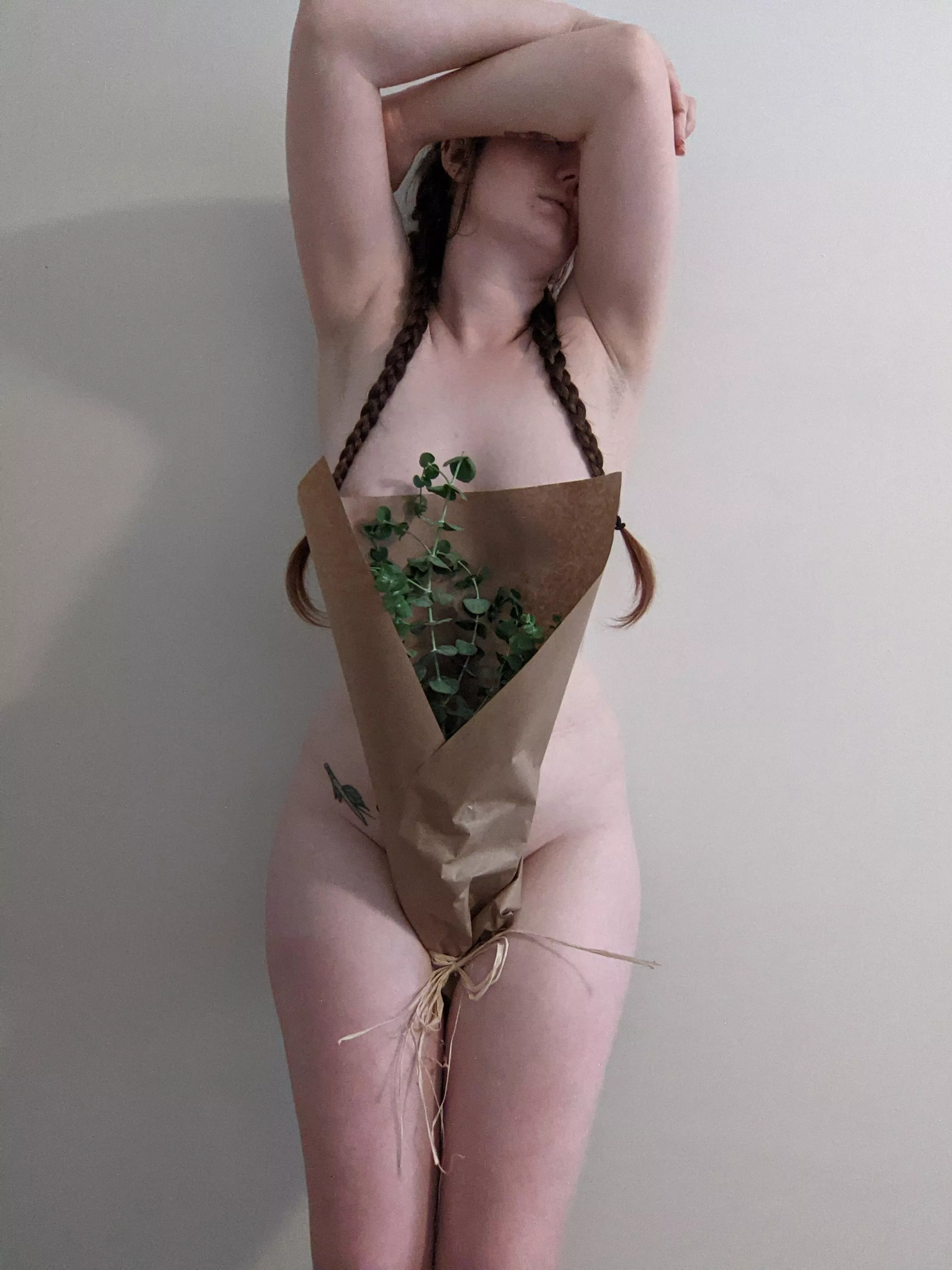 Just hanging out with my eucalyptus ?