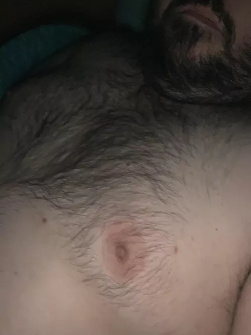 Just laying here in bed hanging out.