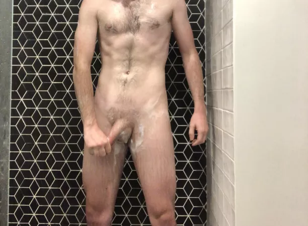 Just need someone to service me in this gym shower (26)