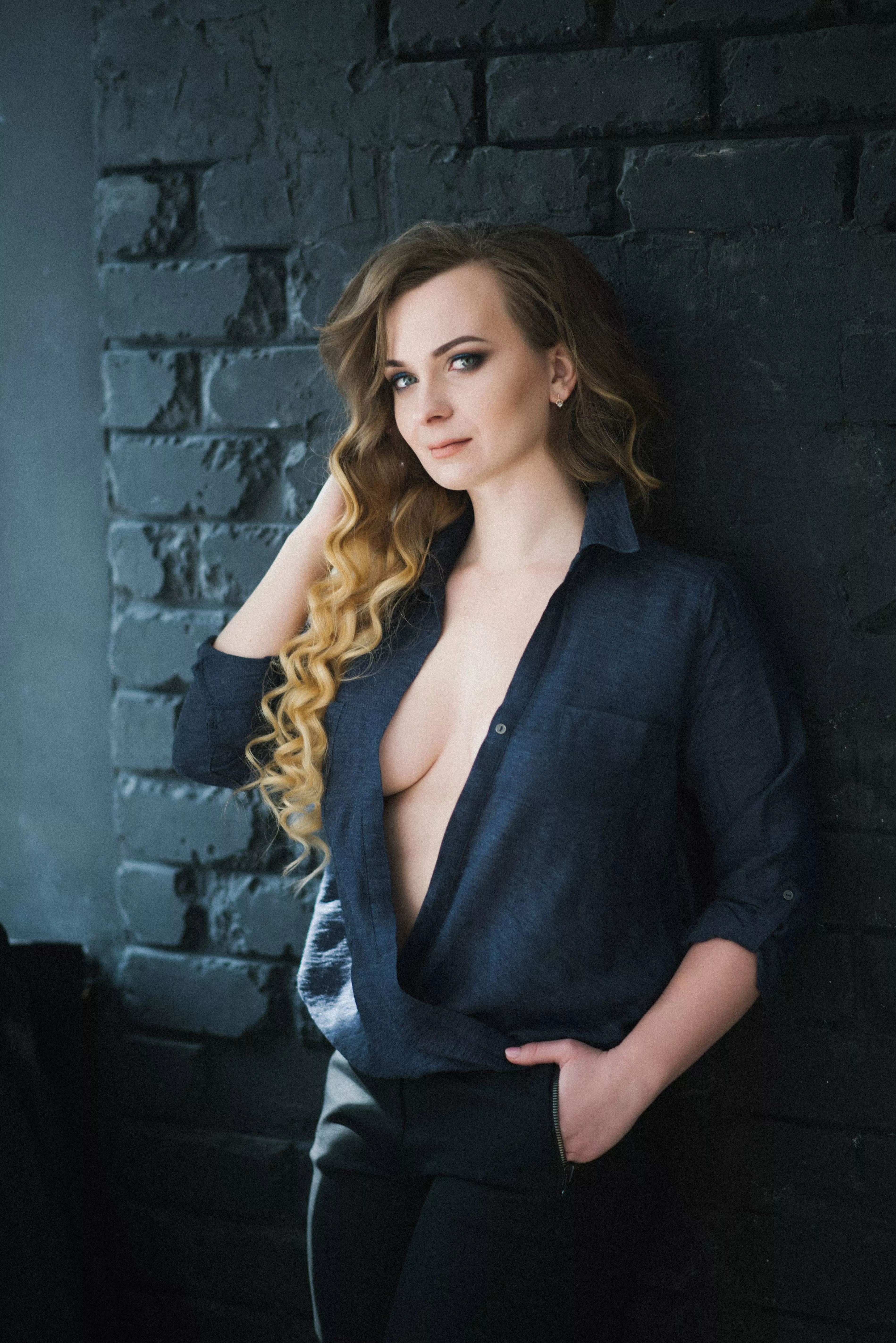 Just one button separates a decent blouse from an indecent one π Just one button separates a decent blouse from an indecent one π