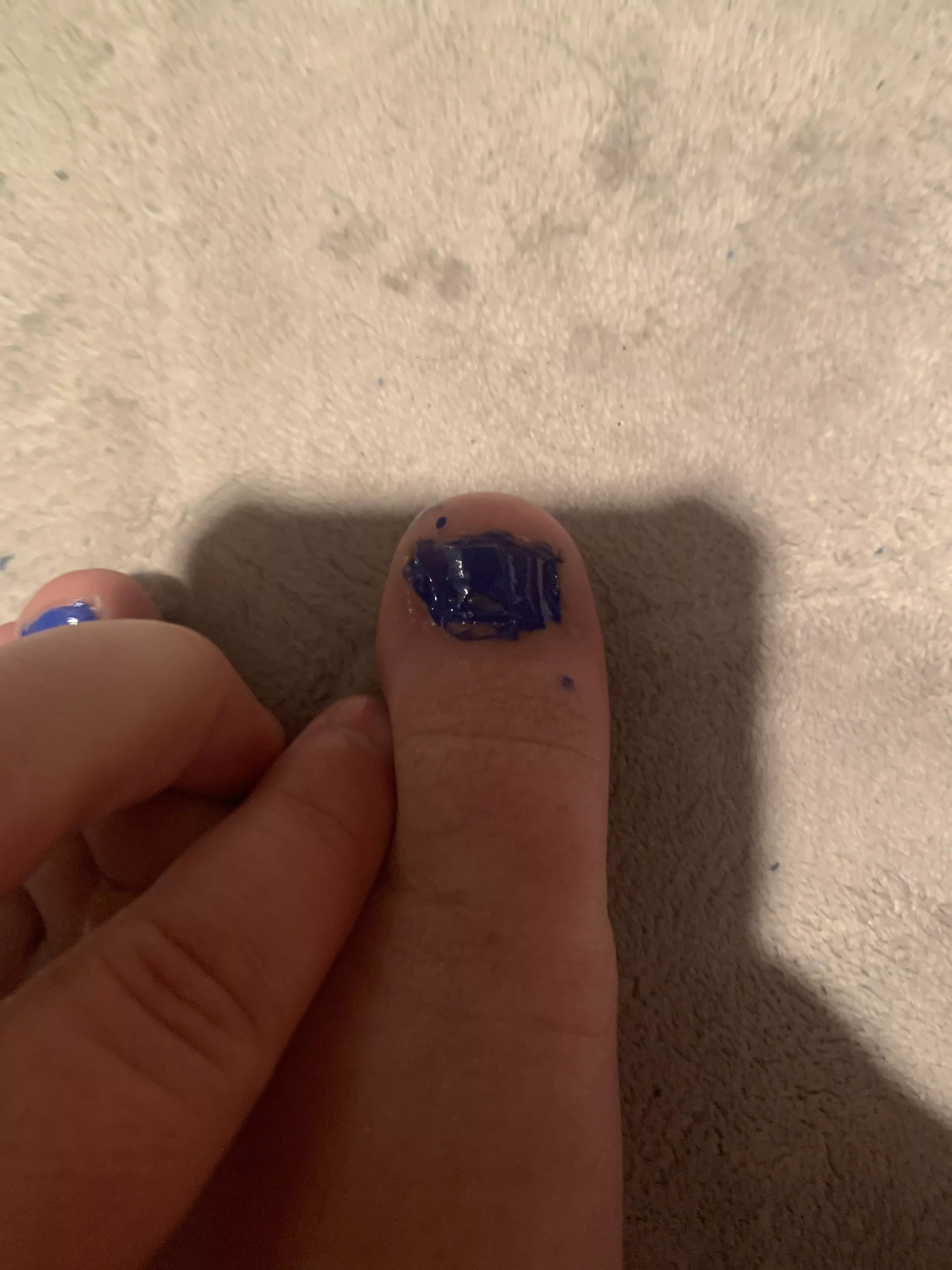 Just painted my nails 🦶