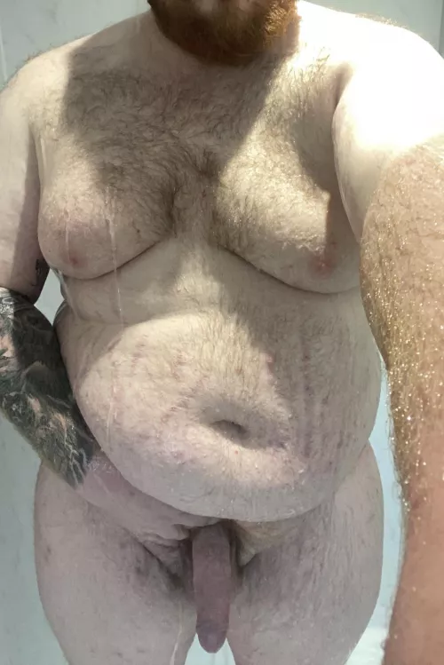 Just showering before work 😏