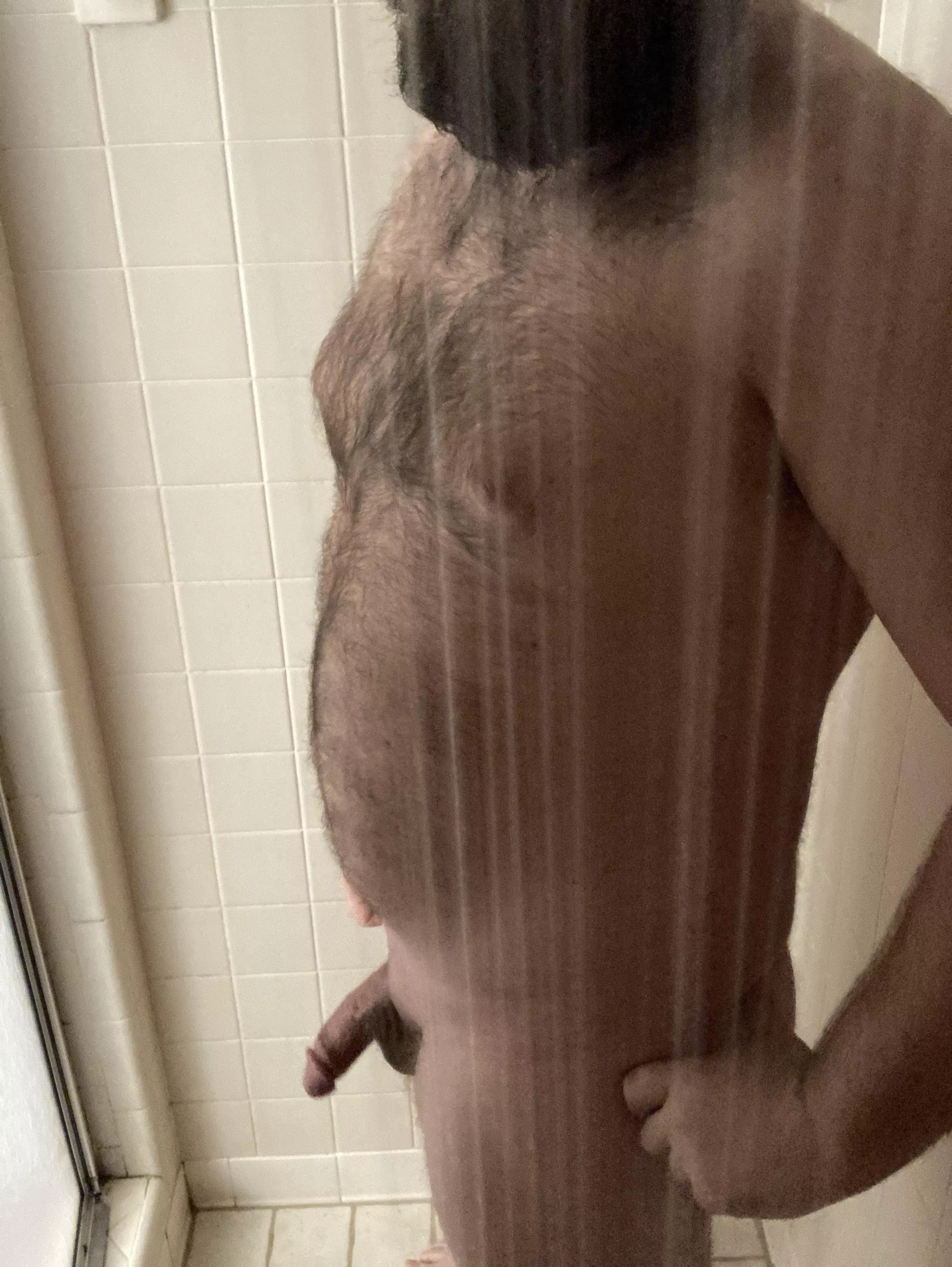 Just showing off in the shower before work again 😁