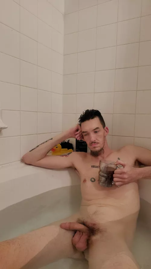 Just soaking with some bean juice. Just soaking with some bean juice.