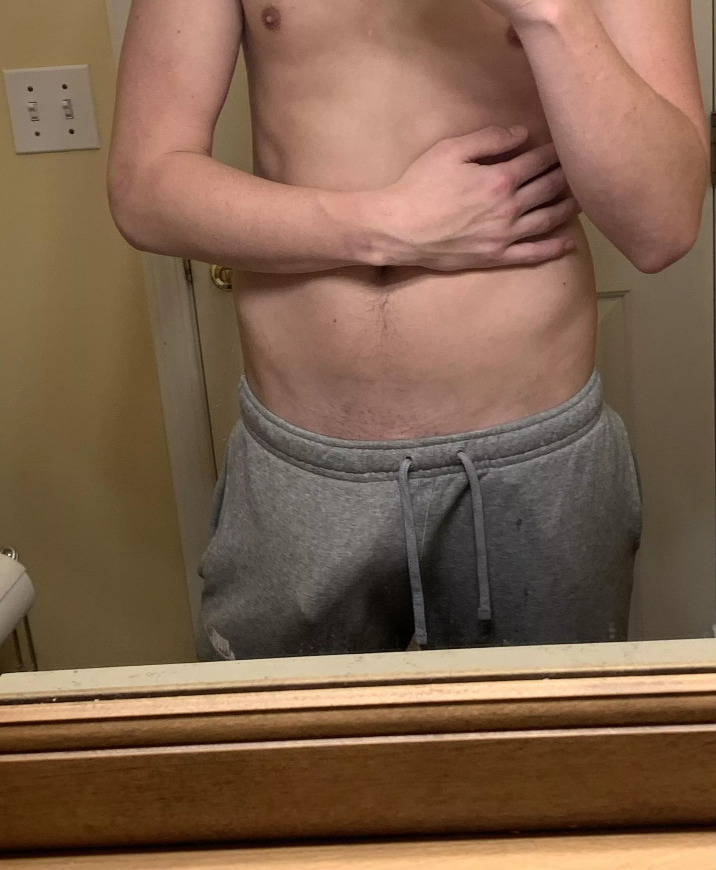 Just stepped out of bed