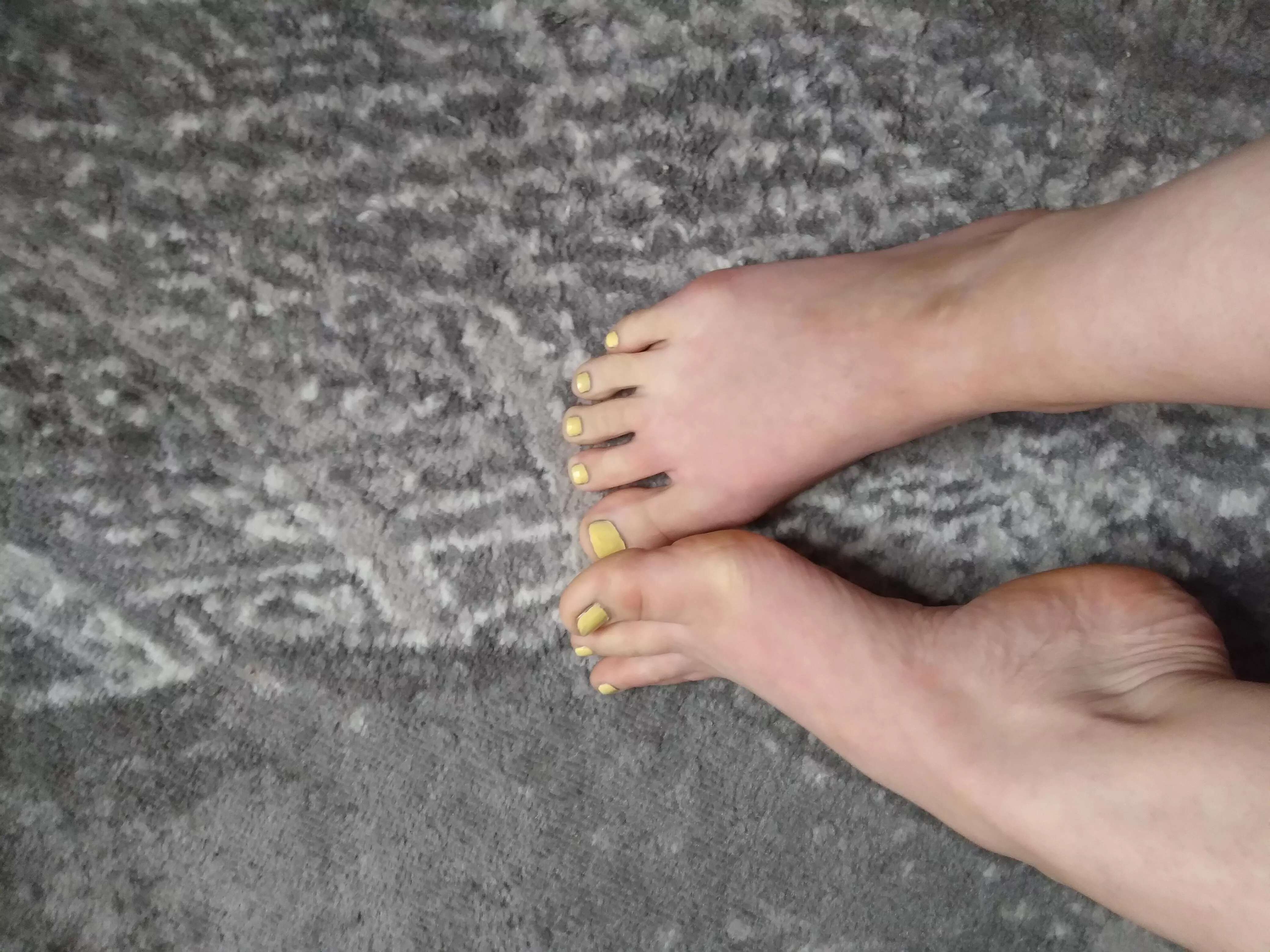 Just thought I'd show my feet here tonight