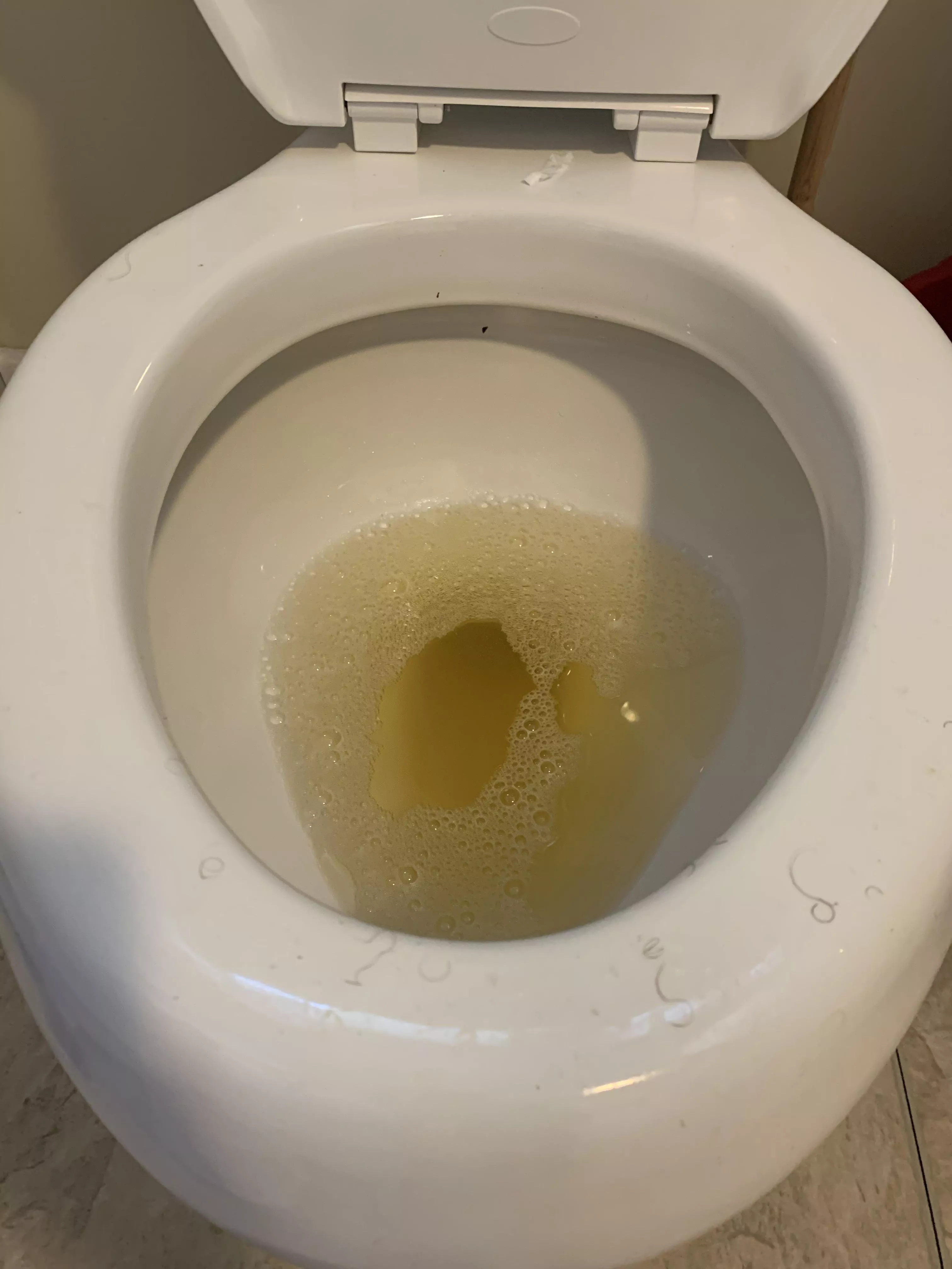 Just took a nice piss in my dirty toilet. What should I do next? Just took a nice piss in my dirty toilet. What should I do next?