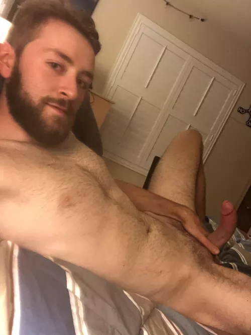 Just waiting for you to climb on top babe