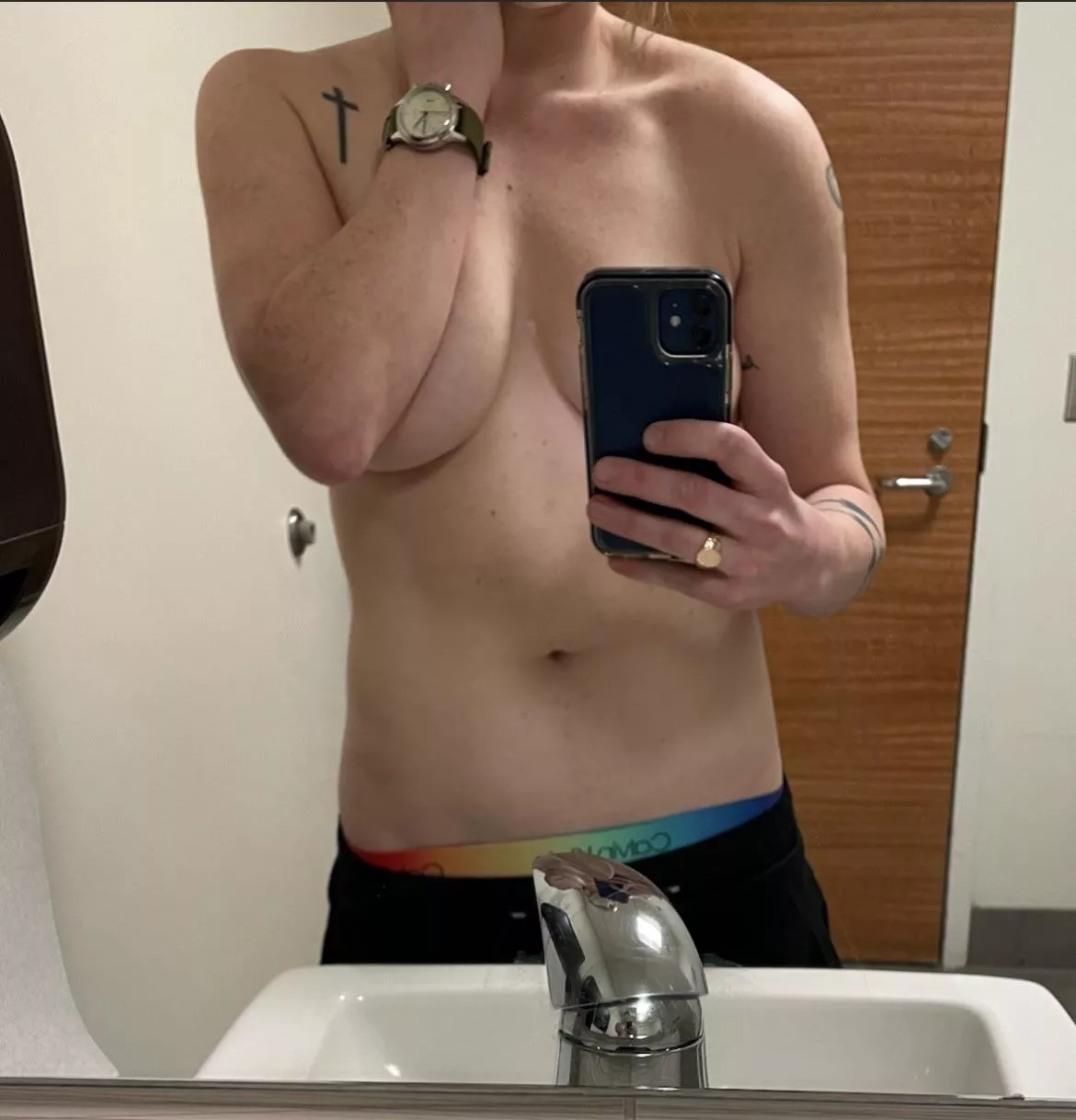 Just waiting to wrap up my shift