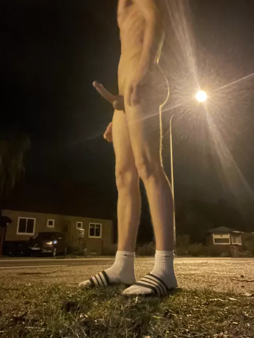 Just walking around:)