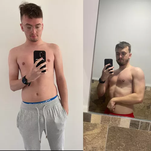 Just wanted to share some progress I made over the last 8 months! Let me know what you think.