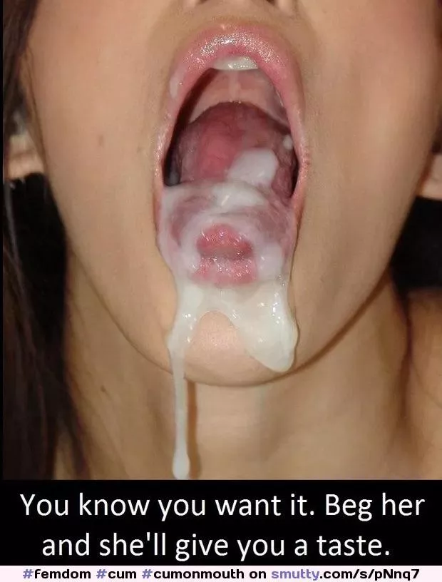 Cum On Her Lips