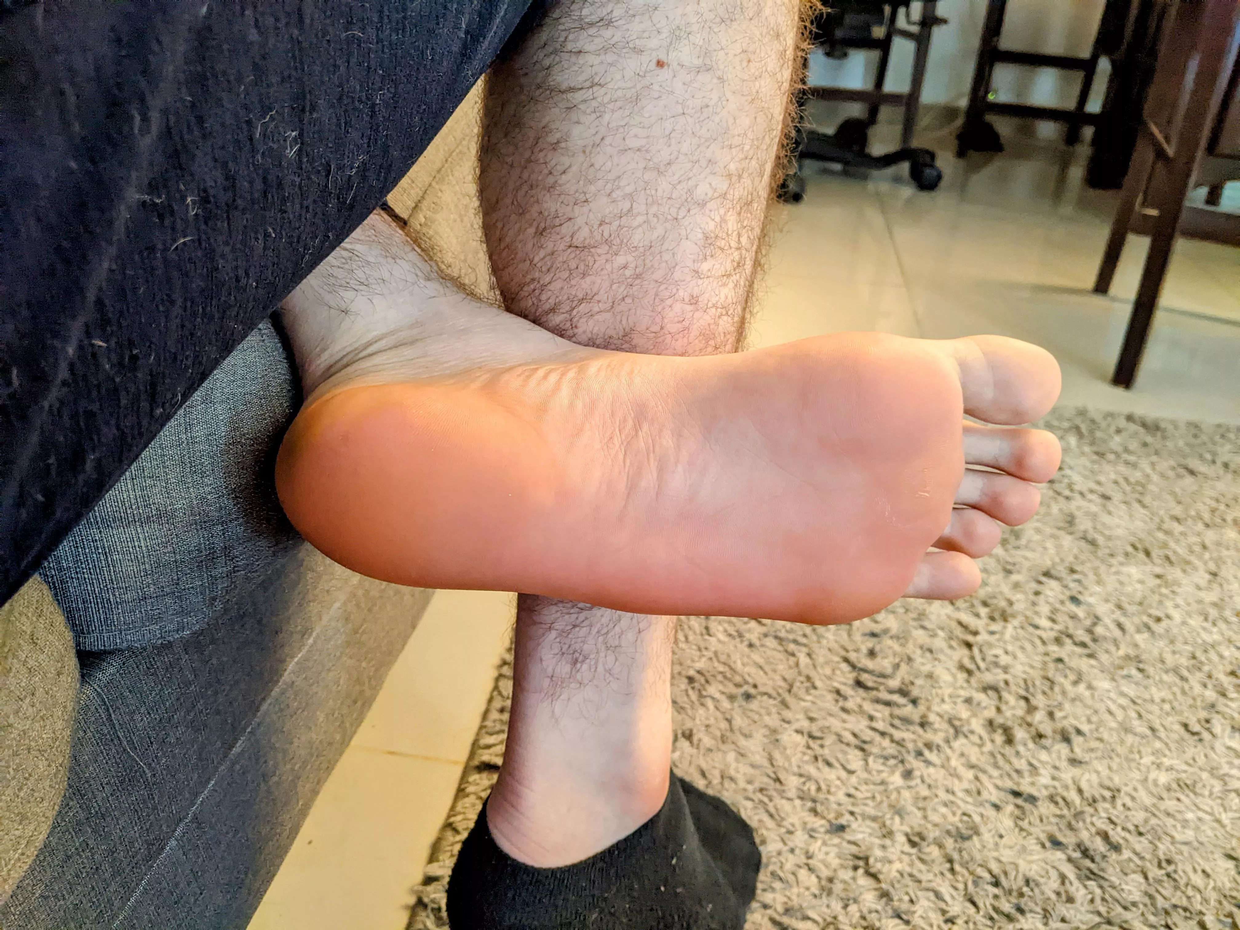 Just watching some TV, but you'd probably be focused elsewhere 👀